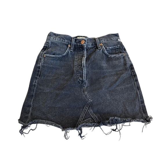 Citizens Of Humanity Dresses & Skirts - Citizens of Humanity Premium Vintage jean skirt, mini; button fly; Black; 25